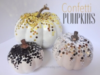 Made in a Day Confetti Pumpkin